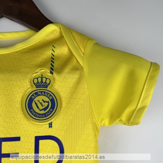 Nuevo 1ª Onesies Niños Al Nassr 23/24 Amarillo Baratas